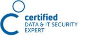 Zertifikat für KMU Digital als Certified Data & IT Security Expert für Unternehmensberatung mit den Schwerpunkten Businessplan, Förderung, Gesellschaftsvertrag, Digitalisierung, Website, Social Media und Datenschutz im Header