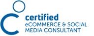 Zertifikat für KMU Digital als Certified eCommerce & Social Media Consultant für Unternehmensberatung mit den Schwerpunkten Businessplan, Förderung, Gesellschaftsvertrag, Digitalisierung, Website, Social Media und Datenschutz im Header